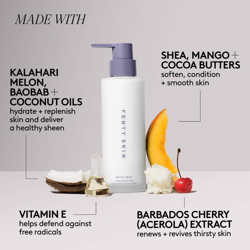 Fenty Beauty by Rihanna Mini Milks Hydrating Body Milk Travel Pouch Trio