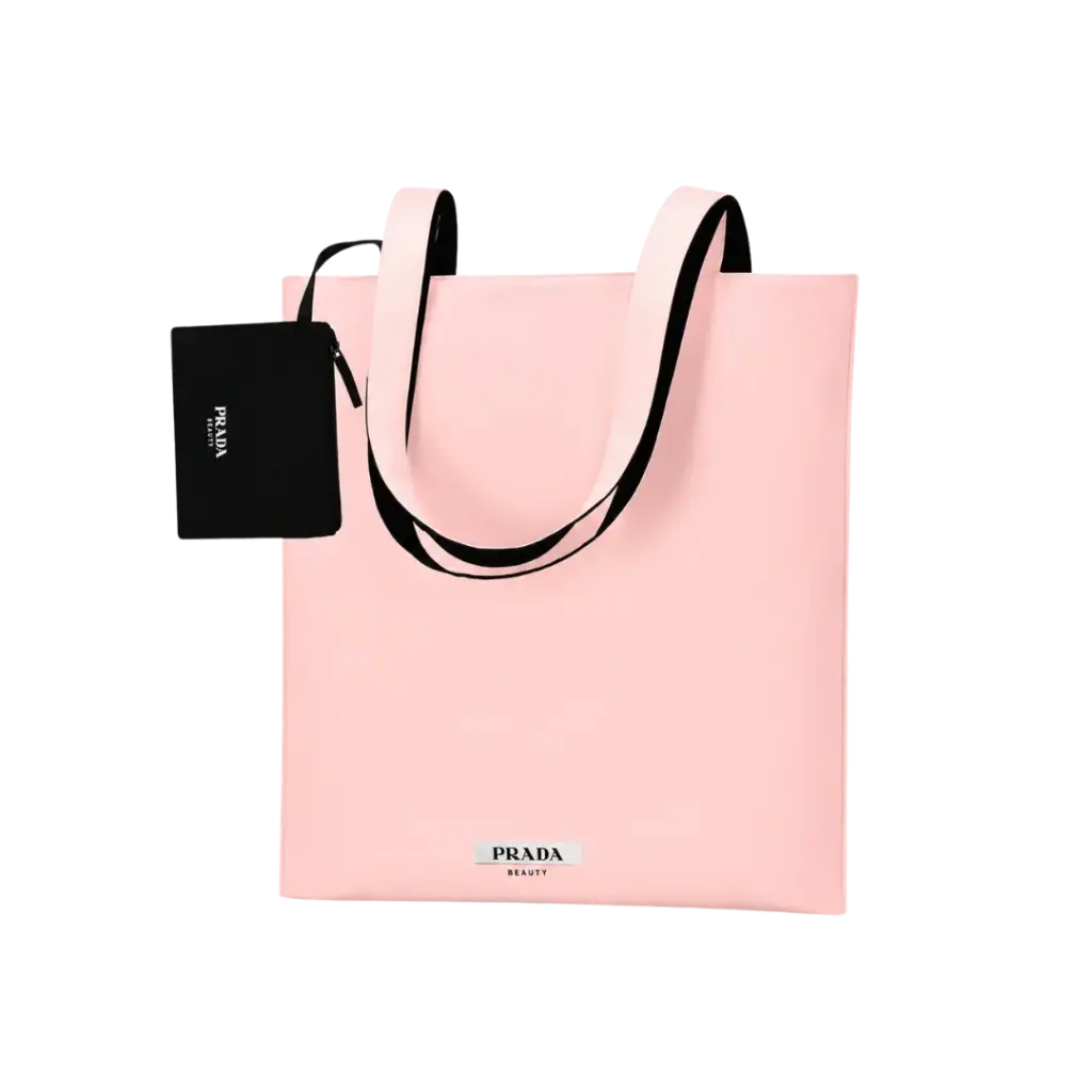 Prada Beauty Reversible Tote Bag – Black & Pink
