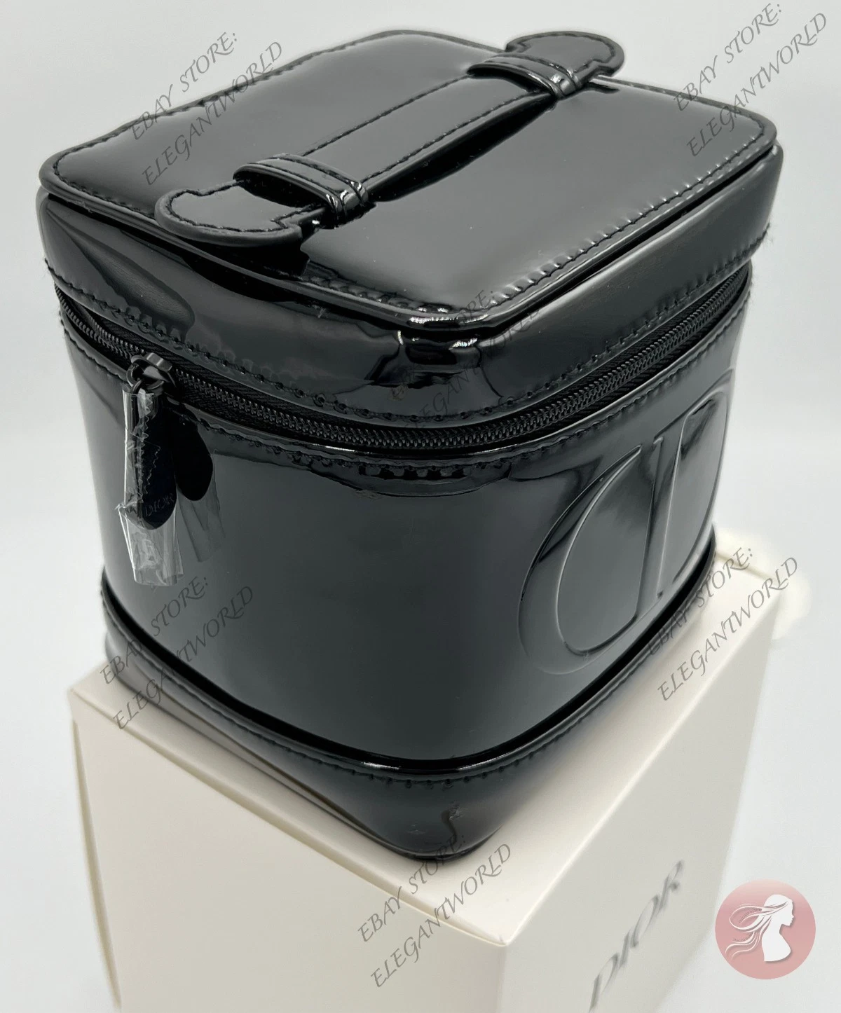 Dior Beauty Black Top Handle Vanity Case