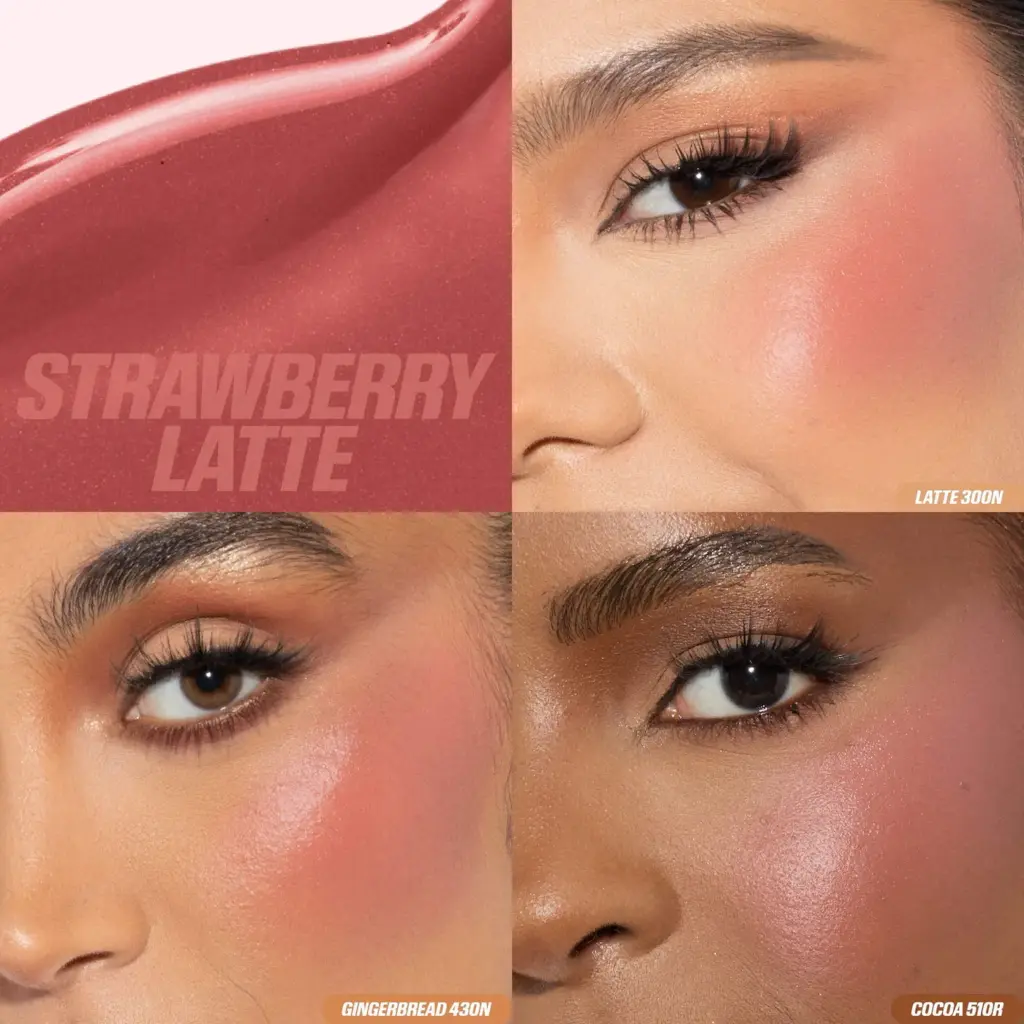 Huda Beauty Baby Blush Trio – Rosy Latte Mocktail