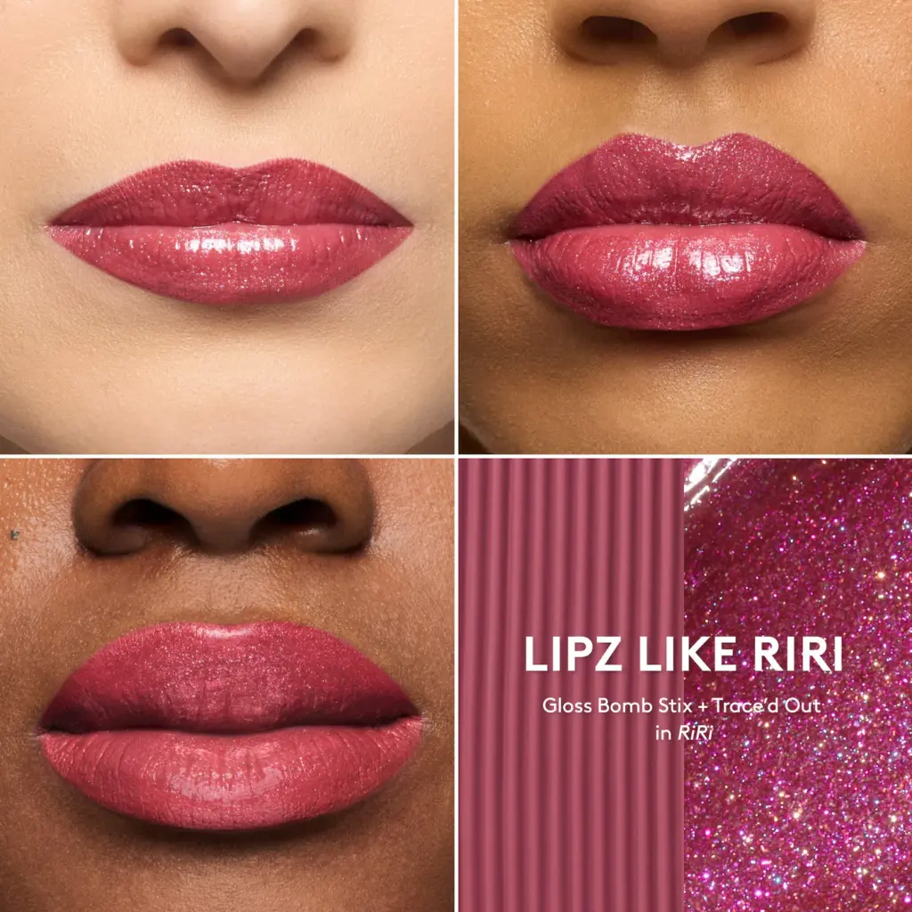Fenty Beauty by Rihanna Lipz Like Riri 2-Piece Lip + Sharpener Makeup Gift Set