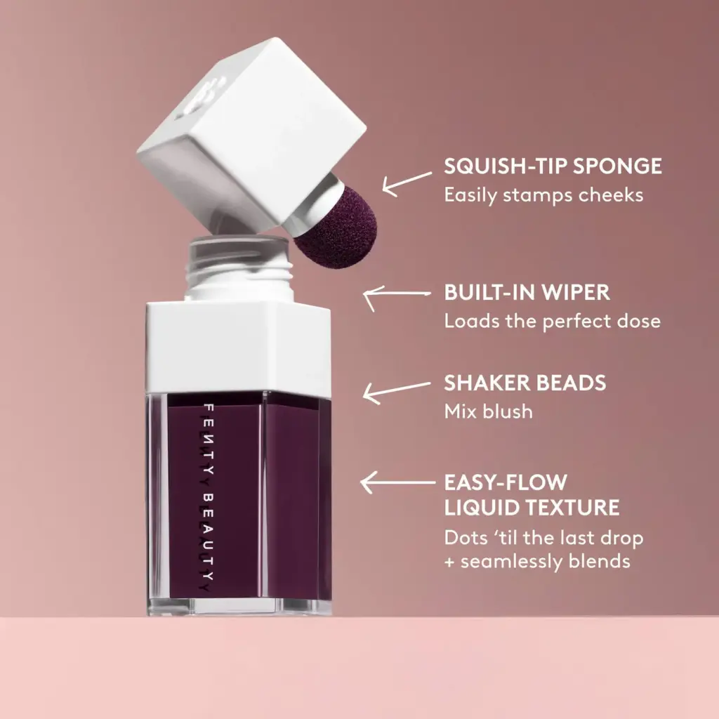 Fenty Beauty by Rihanna Blushin’ In Diamonds Liquid Blush + Highlighter Duo Makeup Gift Set