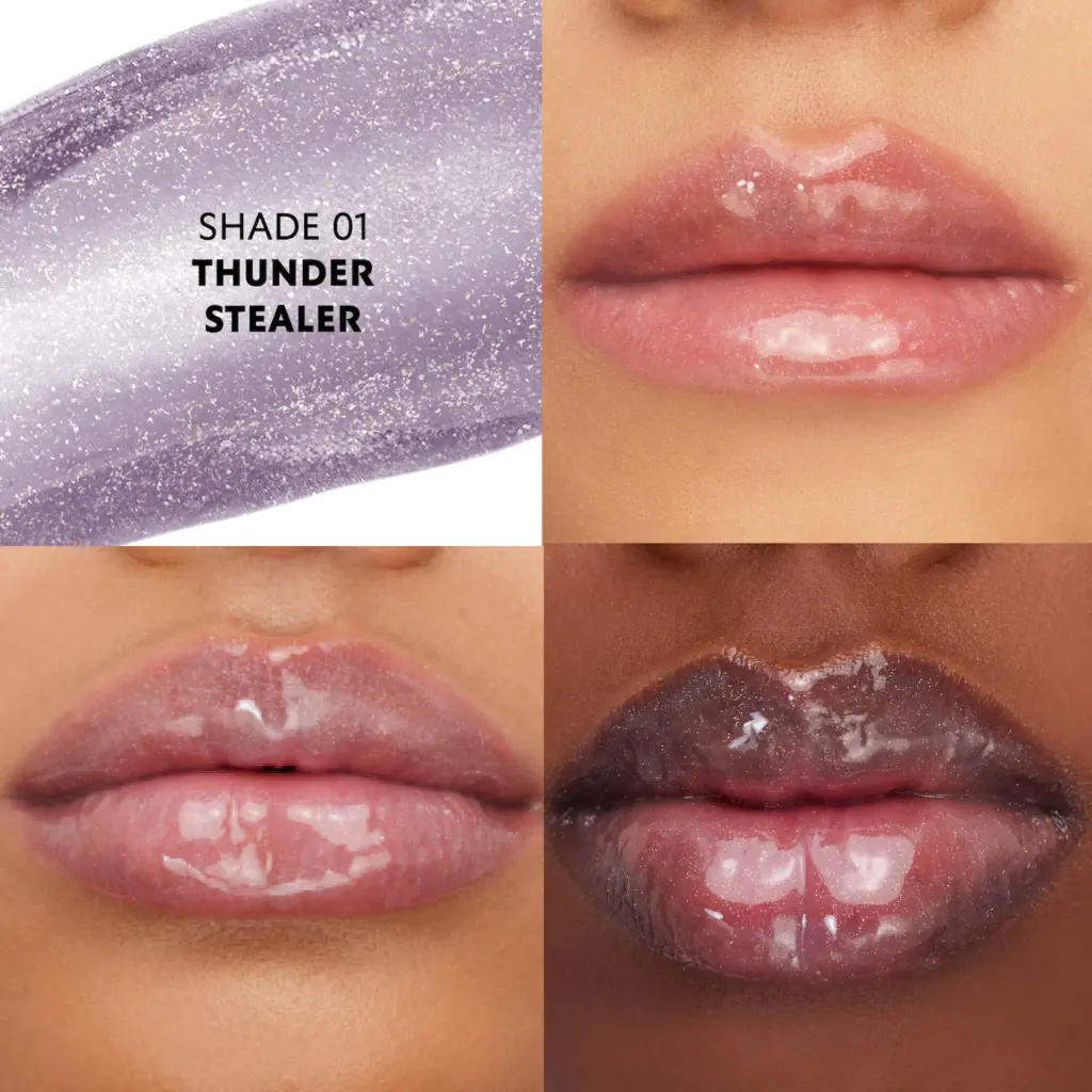 طقم هدايا "إيف سان لوران" (YSL) الثنائي: قلم زيت الشفاه "لوف شاين" (Loveshine) وملمع الشفاه الممتلئ.