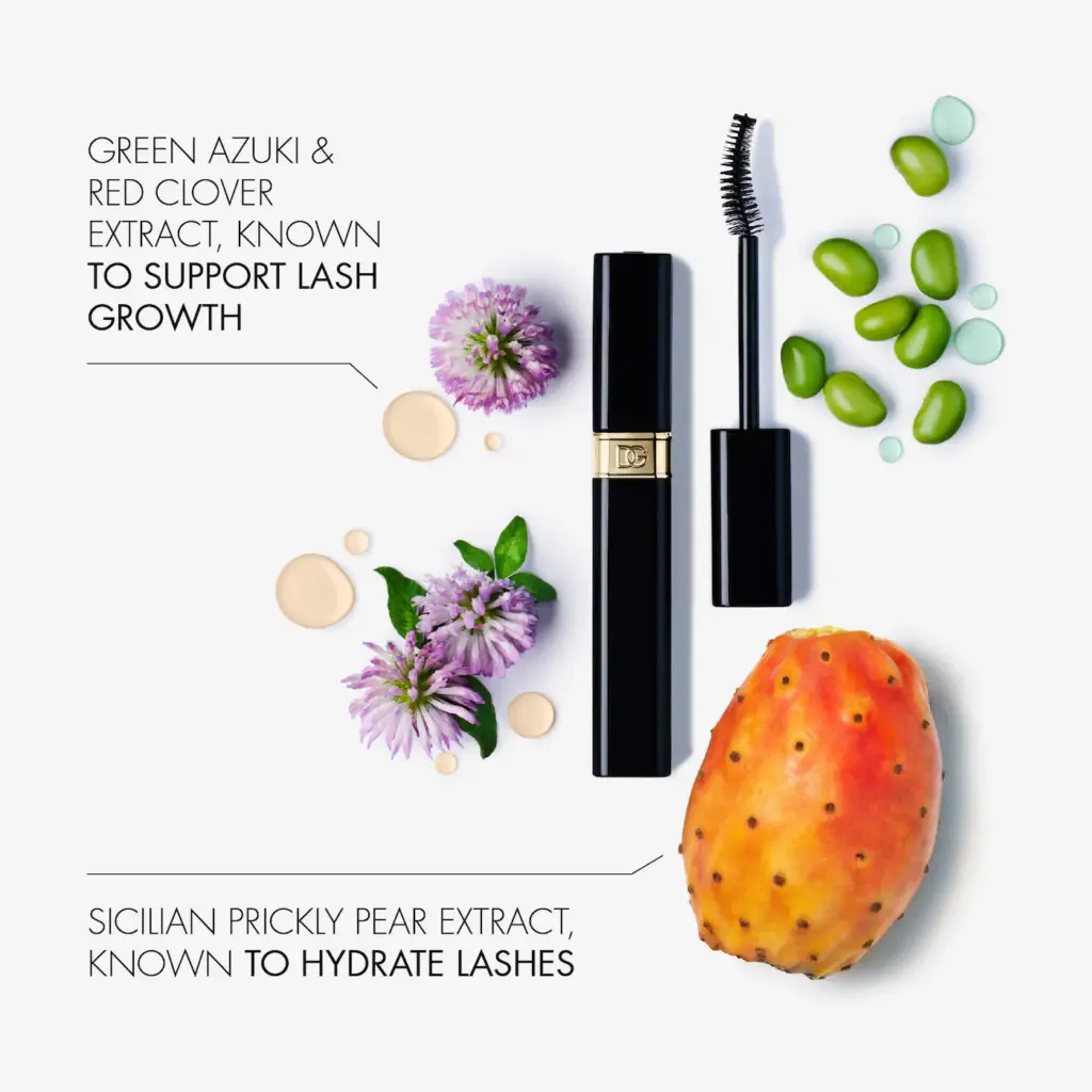 دولتشي آند غابانا ماسكارا "ماي لاش سيدكشن" (My Lash Seduction) - تطويل الرموش، منحها مظهراً بانورامياً، وتجعيدها، مع ثبات يدوم 24 ساعة.