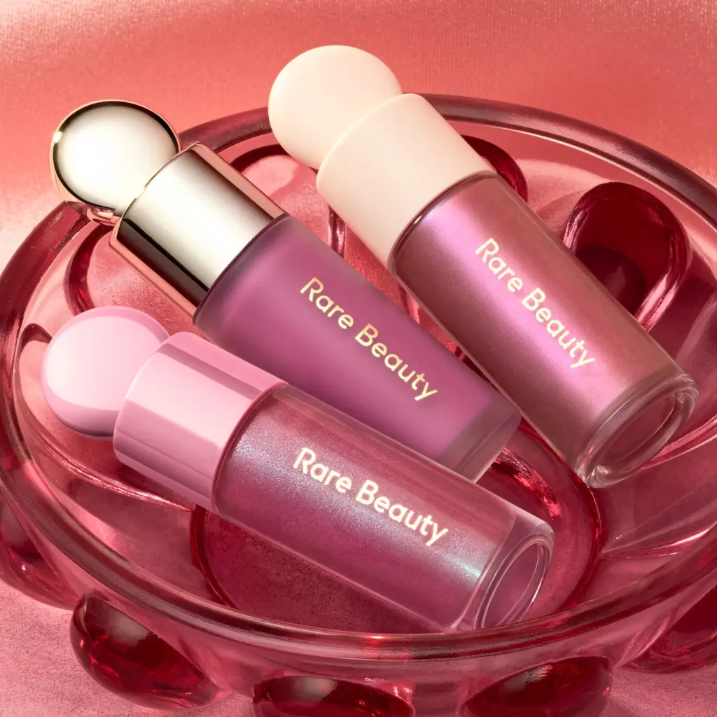Rare Beauty by Selena Gomez Violet Faves Mini Cheek and Lip Trio Makeup Gift Set