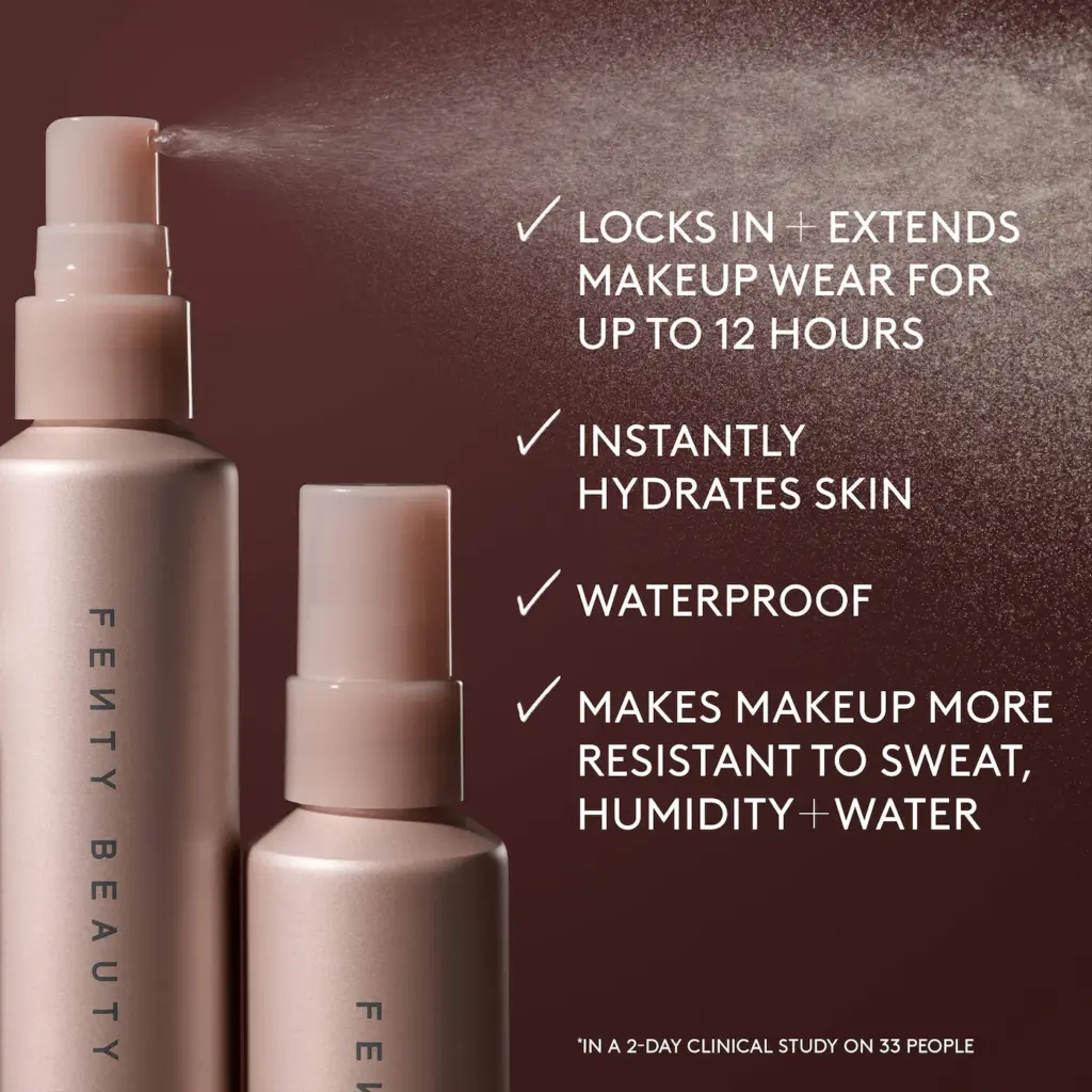 Fenty Beauty by Rihanna Lil Finish’rs Mini Setting Spray + Blotting Powder Duo Makeup Gift Set