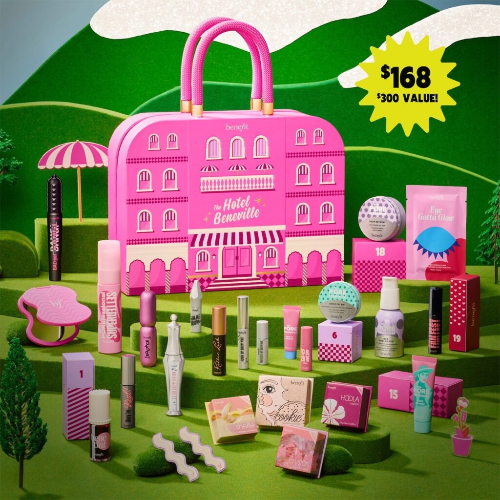 Benefit Cosmetics The Hotel Beneville 24-day Makeup Advent Calendar