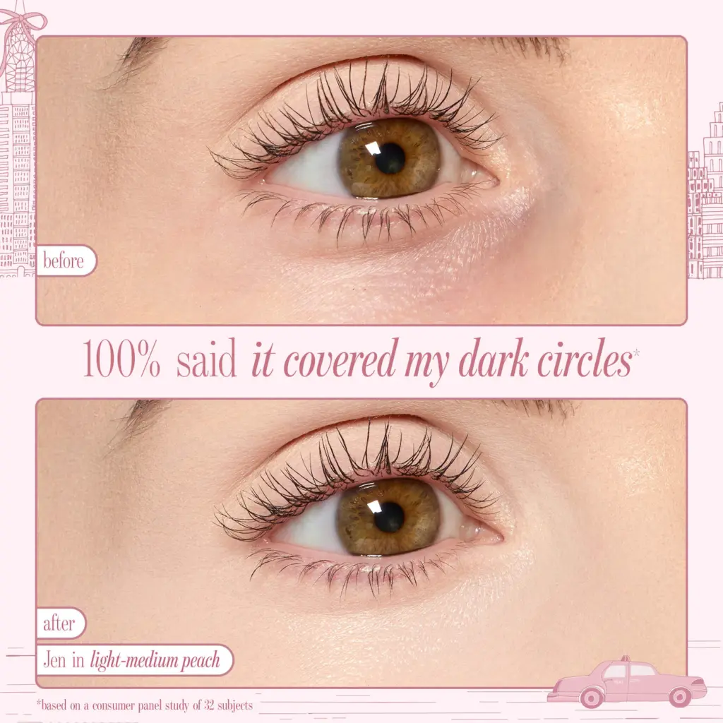 تارت (tarte) مجموعة مصحح الهالات السوداء "فيس كارد نيفر ديكلاينز" (Face Card Never Declines) بتغطية كاملة مع فرشاة
