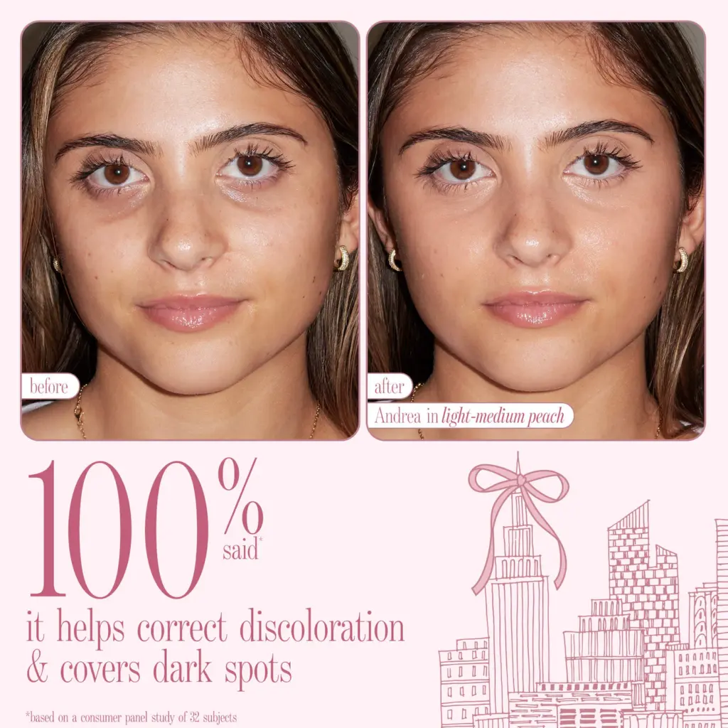 تارت (tarte) مجموعة مصحح الهالات السوداء "فيس كارد نيفر ديكلاينز" (Face Card Never Declines) بتغطية كاملة مع فرشاة